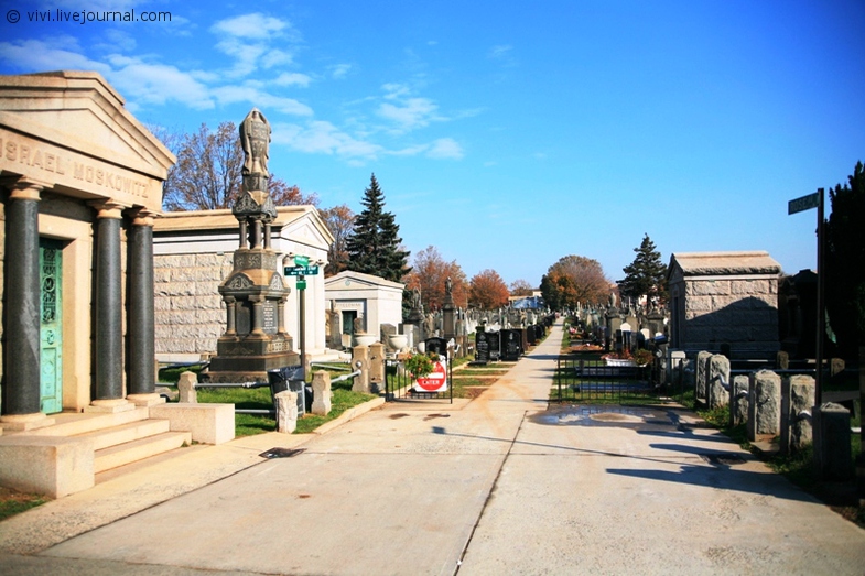 Еврейское кладбище, Бруклин, Нью-Йорк, США.