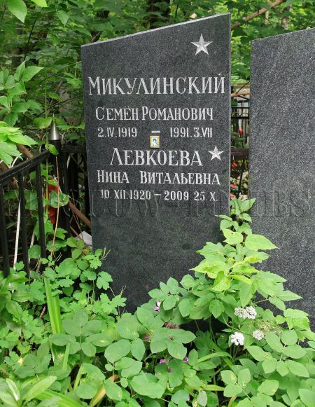 Могила Микулинского Семёна.