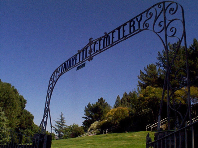 Кладбище Лафайет, штат Калифорния, США.