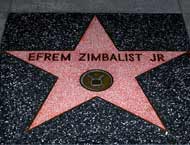 Звезда Цимбалиста Ефрема на Голливудской Аллее звёзд.