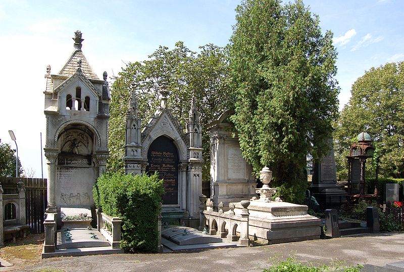 Еврейская секция кладбища Dobling.