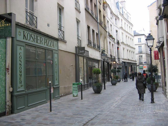 Еврейский квартал Парижа.
