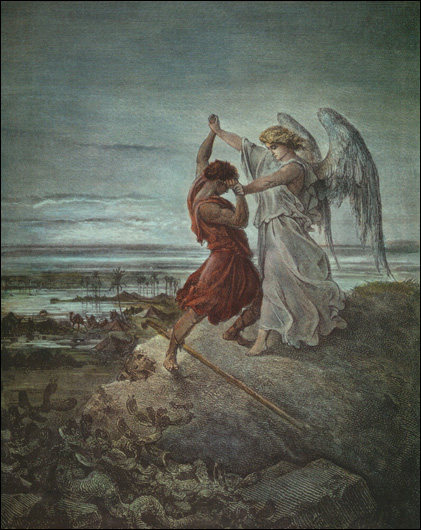 Яаков, борющийся с ангелом.
