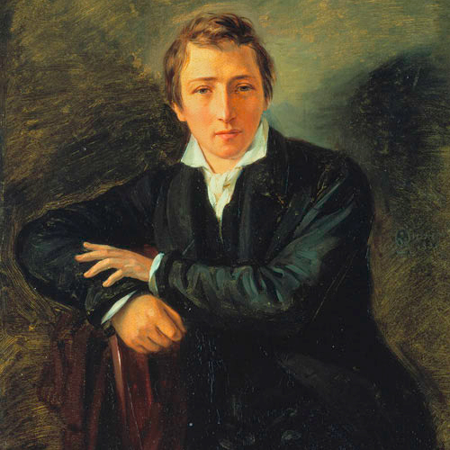 Портрет Генриха Гейне кисти Оппенгейма Морица Даниэля. 1831