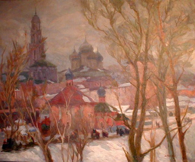 Зима. Загорск. 1944.
