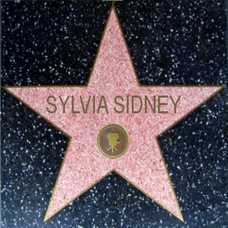 Звезда Сидни Сильвии на Голливудской аллее славы.