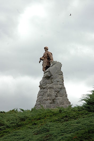 Памятник советским воинам на Зееловских высотах.