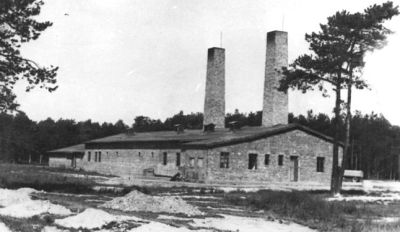 4-й крематорий лагеря.