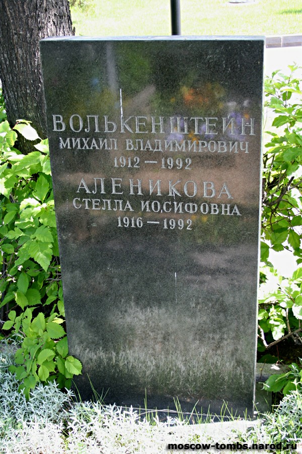 Могила Волькенштейна Михаила.